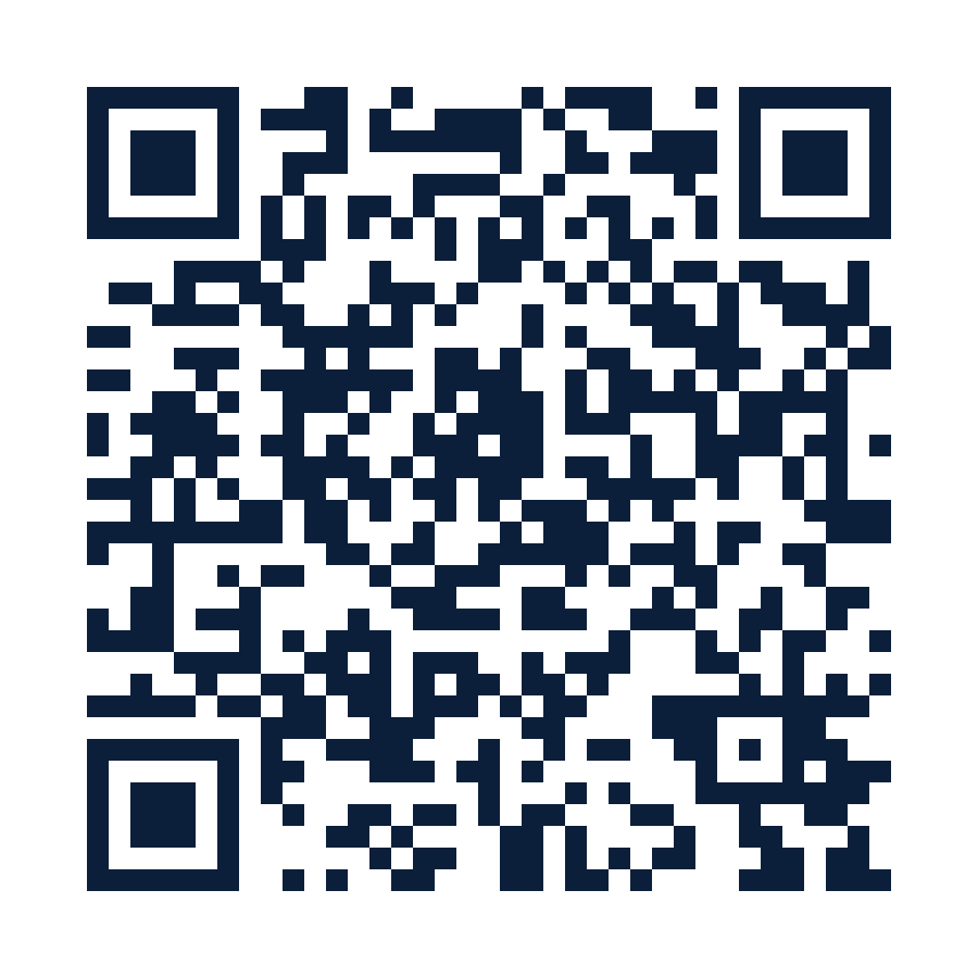 QR code that opens the Vcardbot template